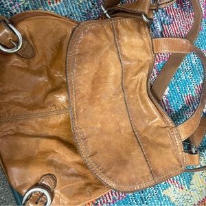 Fossil side saddle purse